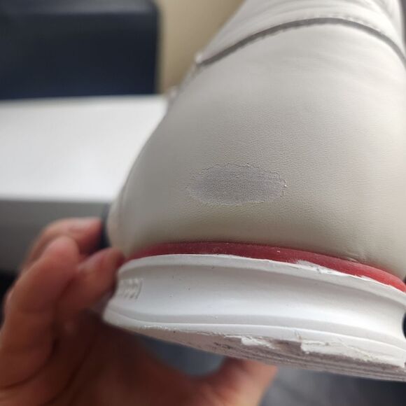 GUCCI LEATHER Web Sneaker 'White' size 8 restored - Picture 5 of 12